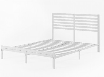 Zinus White Bed Frame