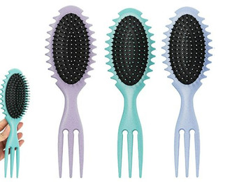 Two-in-One Curly Hair Brush