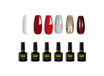 6-Colour Gel Nail Polish Set