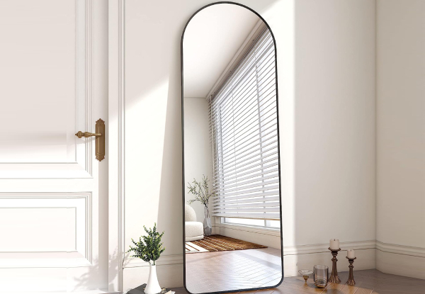 Aluminum Alloy Frame Arched Mirror