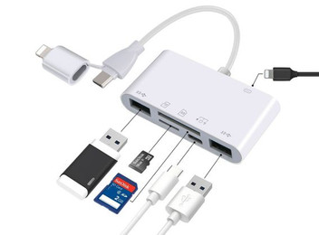 5-in-1 USB-C SD Card Reader