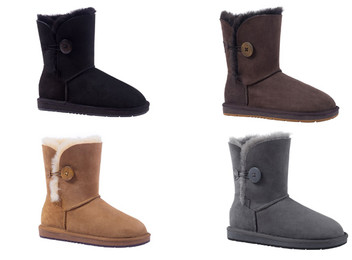 Single Button 3/4 UGG Boots