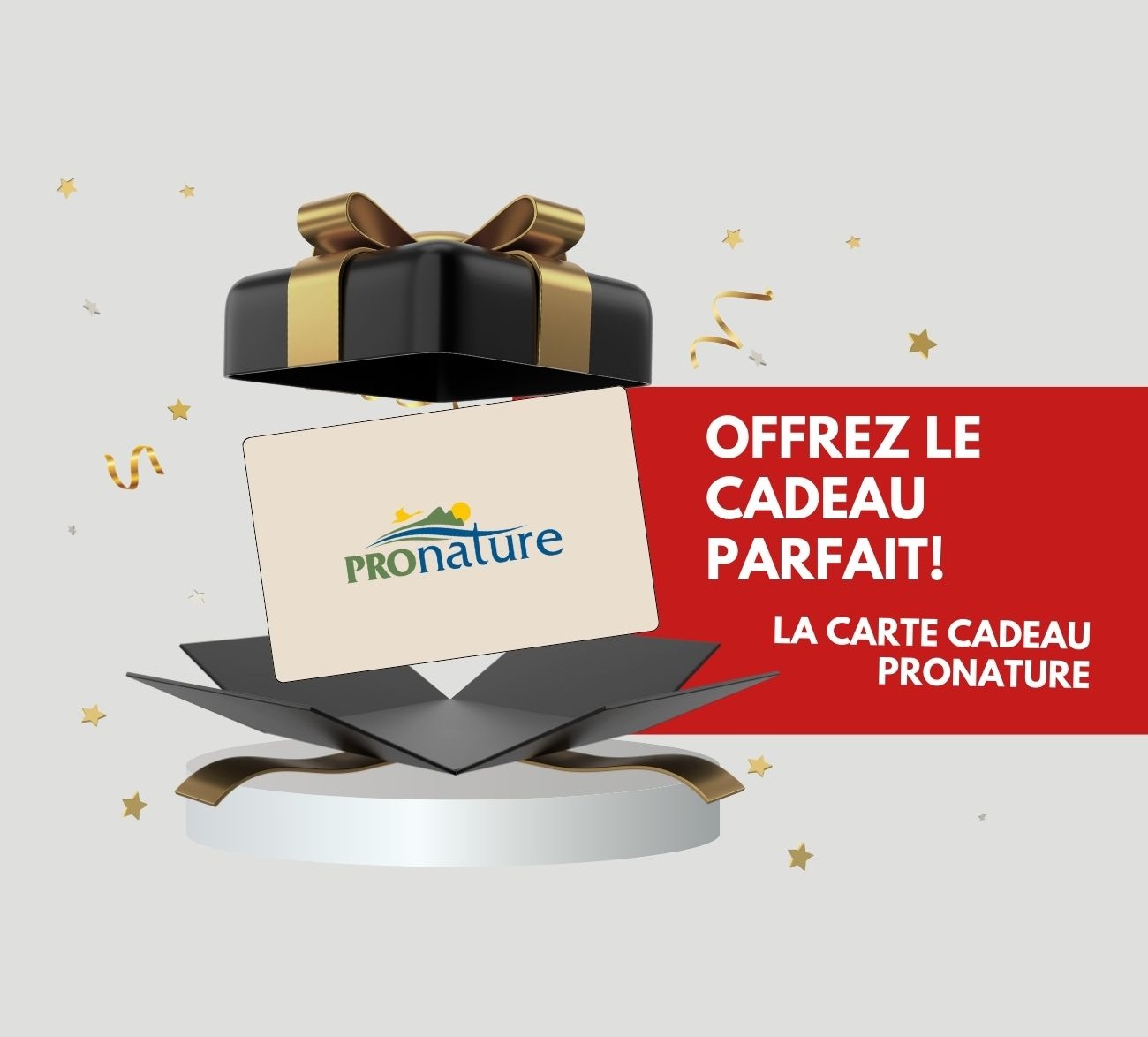 Offrez une carte cadeau Pronature