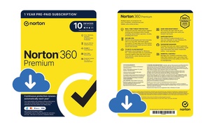 Norton 360 Premium 10 appareils pour 1 an