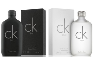 Eau de toilette CK One ou CK Be de la marque Calvin Klein