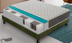  Matelas à mémoire de forme de 30 cm avec ressorts indépendants 