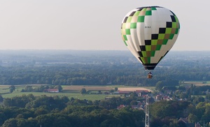 België van boven: ballonvaart van 1 uur incl. champagne