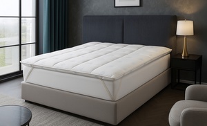 Surmatelas spécial été 100% microfibre tissu Ice Cool rafraîchissant Surmatelas spécial été 100% microfibre tissu Ice Cool rafraîchissant