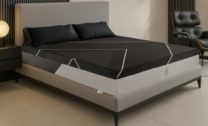 Matelas hybride Sampur avec mousse mémoire gel + ressorts ensachés Matelas hybride Sampur avec mousse mémoire gel + ressorts ensachés