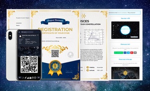 Une étoile baptisée à son nom avec certificat d'authenticité Une étoile baptisée à son nom avec certificat d'authenticité