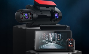 Caméra de tableau de bord à double objectif