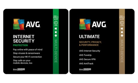 Logiciel AVG Internet Security 2025 ou AVG Ultimate 2025 10 appareils