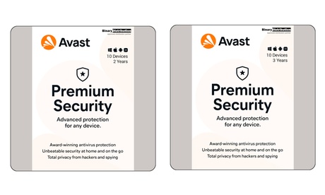 Logiciel Avast Premium Security 2026 sur 10 appareils pour 2 ou 3 ans Logiciel Avast Premium Security 2026 sur 10 appareils pour 2 ou 3 ans