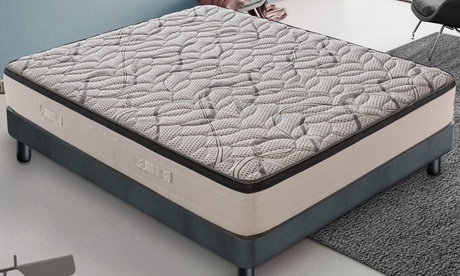 Matelas Memory Gel et revêtement en tissu carbone à 7 zones