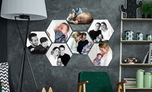 Jouw foto's op hexagon Jouw foto's op hexagon