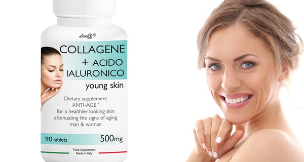 Collagène et acide hyaluronique Line@diet, jusqu'à 360 comprimés