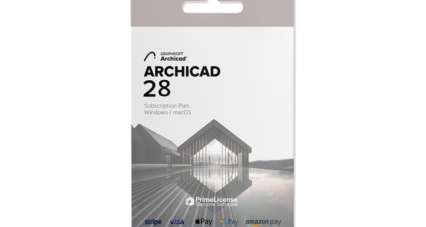 ArchiCAD 28 software in het Frans voor Windows en macOS, nu tot 40% korting