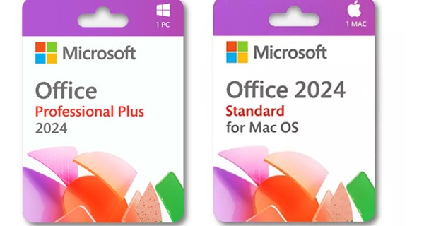 Microsoft Office Professional Plus 2024 ou Office Standard 2024 pour Windows ou Mac (jusqu'à 91% de remise)