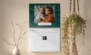 One, Two, or Five Personalized 12-Month Wall Calendars from Shutterfly