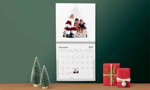 One, Two, or Five Personalized 12-Month Wall Calendars from Shutterfly