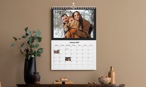 Up to 94% Off Custom Wall Calendar from Printerpix