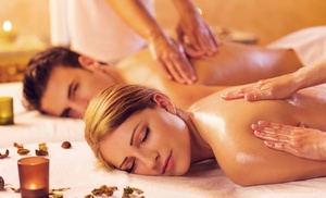 Massages for 1 or 2 with Optional Hot Stones or CBD Oil at V Massage