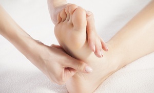 Body & Foot Massage with Sea Salt Soak, Essential Oil & Hot Stone