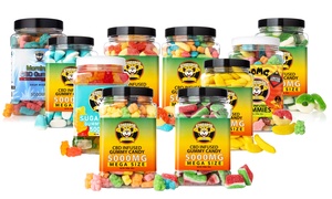 Extra Strength MEGA Size 5000MG Potent CBD Gummies from Kangaroo - 48oz