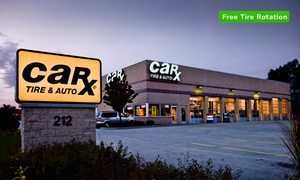 Oil Change & Tire Rotation at Car-X Tire & Auto (Up to 28% Off)