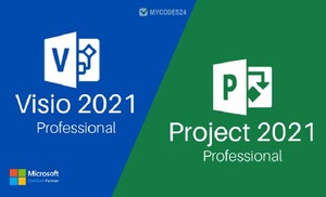 Microsoft Visio 2021 Pro & Microsoft Project 2021 Pro Licenses