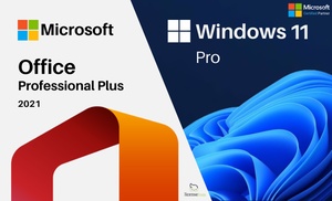 Microsoft Office 2021/2019 Lifetime Bundle, Windows 11 Pro or Home