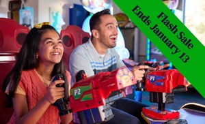 60-Minutes of All You Can Play Games or Family Play & Pizza Package