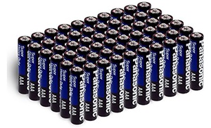 96-Pack: Panasonic Super Heavy Duty Batteries AA or AAA