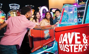 Dave & Buster's: Save 20% off a $100 Power Card