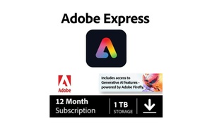 Adobe Express Premium: 6 or 12 Months Subscription Adobe Express Premium: 6 or 12 Months Subscription
