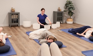 Find peace with a One 60-minute Sound Therapy Session