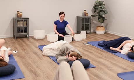 Find peace with a One 60-minute Sound Therapy Session