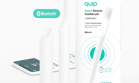 Get advanced oral care with White Smart Sonic Toothbrushes from quip Get advanced oral care with White Smart Sonic Toothbrushes from quip
