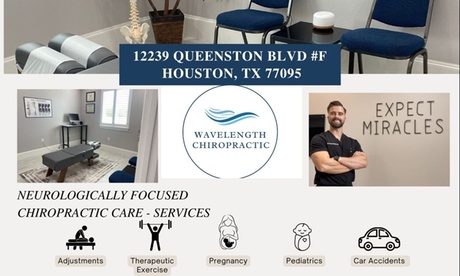 Up to 37% Off on Chiropractic Services at Wavelength Chiropractic - Cypress Up to 37% Off on Chiropractic Services at Wavelength Chiropractic - Cypress