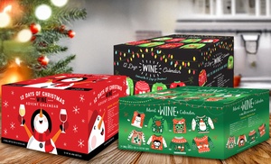 The Ultimate Holiday Wine Advent Calendar - 12 or 24 Mini Bottles