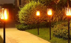 SolarEK 96-LED Tiki Torch Light Flickering Flame Solar Light