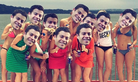 Custom 12″×18″ “Big Head” Cutouts on a Stick from Build a Head 