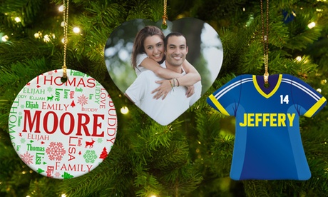 Custom Ceramic Ornaments to Personalize Your Holiday Tree (Up to 74% Off)