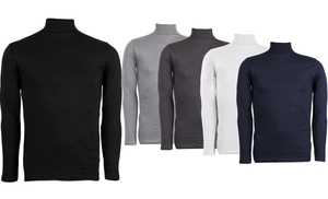 4er- oder 5er-Set Rollkragenpullover für Herren 