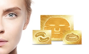 5x, 10x, 20x, 30x oder 60x Crystal Collagen Gold Gesichtsmasken