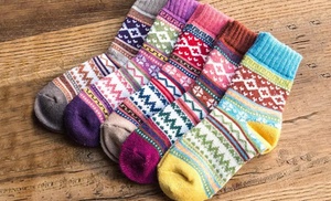 1x,3x oder 5x atmungsaktive Vintage-Socken