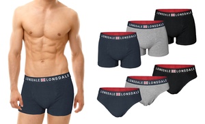 6er-Pack Lonsdale Herren-Boxershort oder Slip