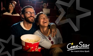 3, 5 oder 10 CineStar-Kinogutscheine für 1 Person