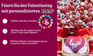 Wertgutschein personalisierte M&M's