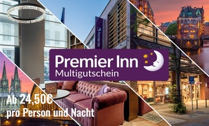 Deutschland: 1 Nacht für 2 Personen in einem von 54 Premier Inn Hotels